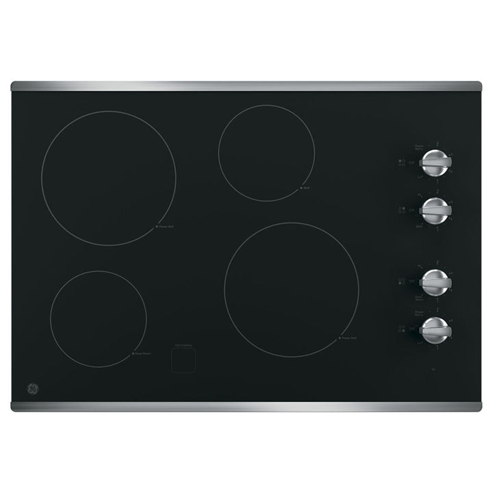 GE 30" Electric Smoothtop Cooktop Stainless Steel