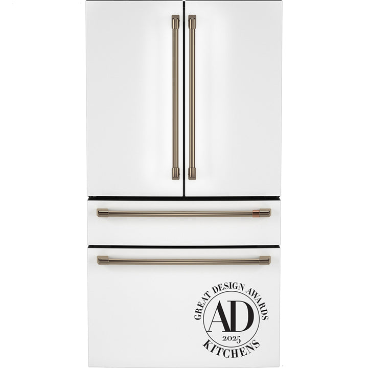 Café™ENERGYSTAR®23.2 Cu.Ft. Door French-Door Refrigerator With Dual-Dispense AutoFill Pitcher Matte White