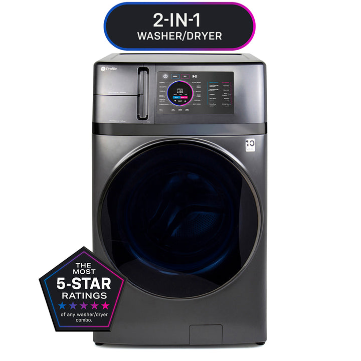 Profile 5.5 cu. ft. Capacity UltraFast Combo, Ventless Heat Pump Technology Washer/Dryer Carbon Graphite