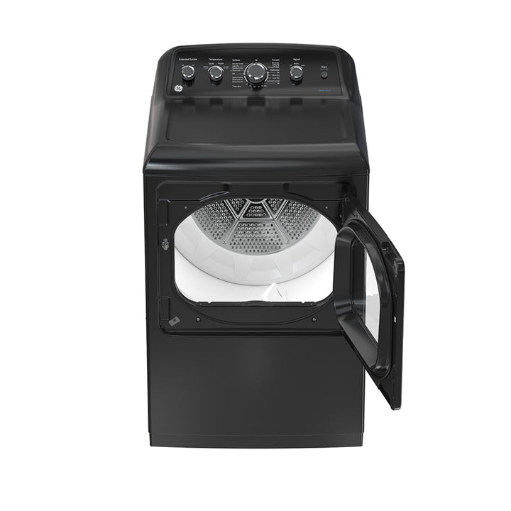 GE 7.2 cu.ft. Top Load Electric Dryer with SaniFresh Cycle Diamond Grey