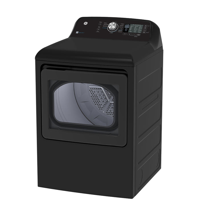 GE 7.4 cu.ft. Top Load Electric Dryer with SaniFresh Cycle Diamond Grey