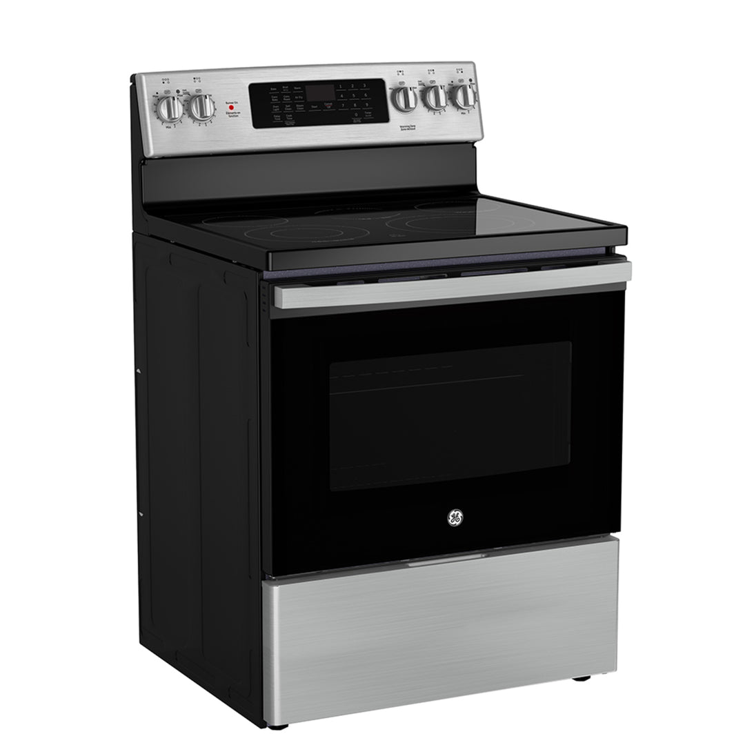 GE 30” Free-Standing Electric Convection Range with No-Preheat Air Fry