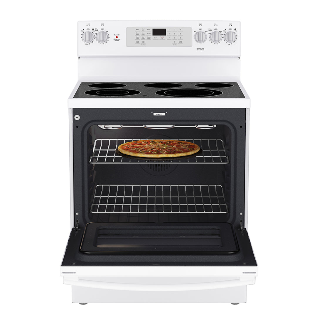 GE 30” Free Standing Electric Convection Range with No-Preheat Air Fry