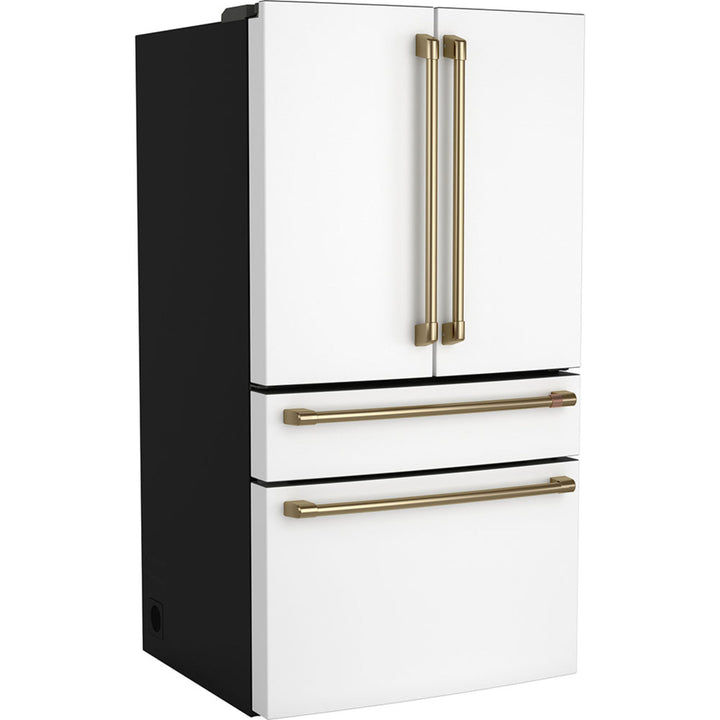 Café™ENERGYSTAR®23.2 Cu.Ft. Door French-Door Refrigerator With Dual-Dispense AutoFill Pitcher Matte White