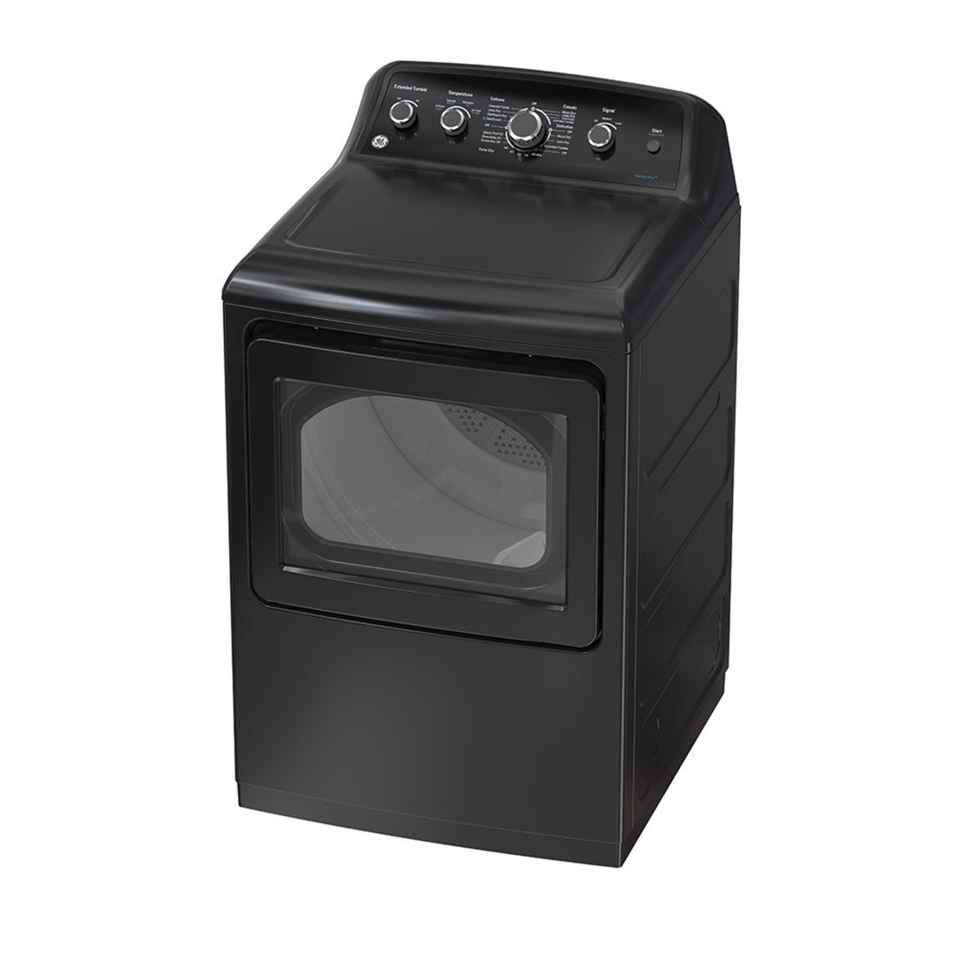 GE 7.2 cu.ft. Top Load Electric Dryer with SaniFresh Cycle Diamond Grey