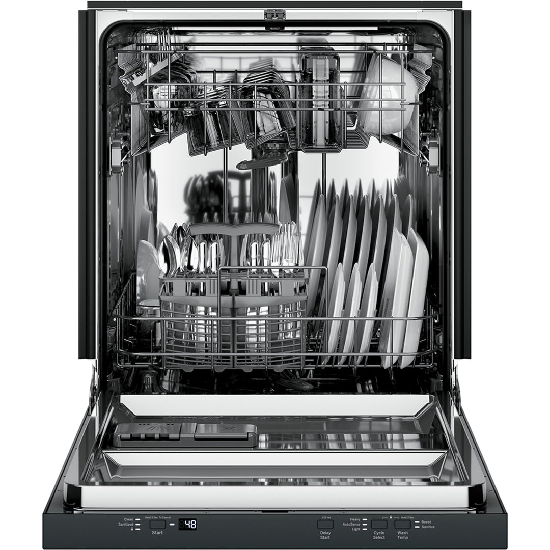 24" Stainless Steel Tub Dishwasher with Top control and pocket handle