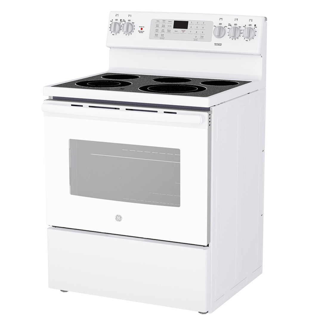 GE 30” Free Standing Electric Convection Range with No-Preheat Air Fry