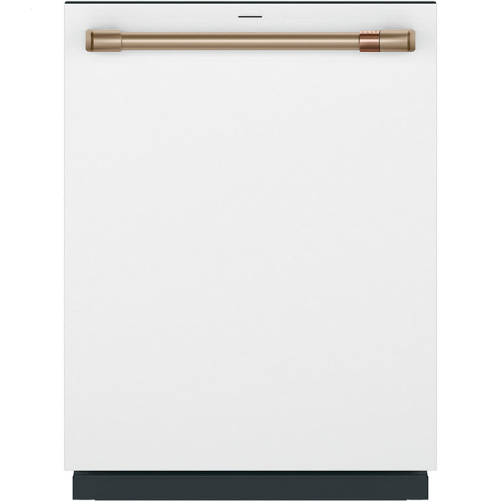 Café CustomFit Stainless Interior Dishwasher with UltraWash and Dual Convection UltraDry Matte White