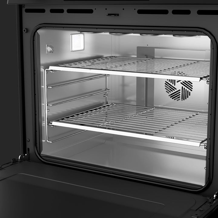 Café Slide-In Front Control Electric Range with Dynamic Bake, Warming Drawer and Stainless Steel Oven