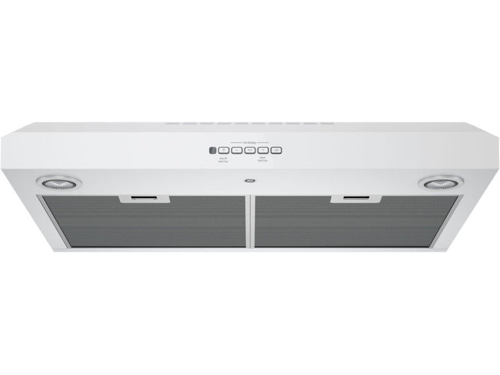 GE 30" 4 Speed Unde the Cabinet Vent Hood White