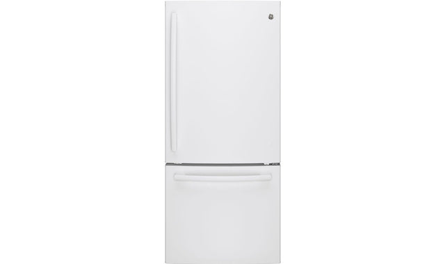 GE 20.9 cu.ft. Bottom Freezer Refrigerator White