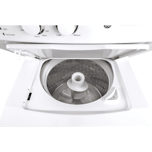 Electric Unitized Spacemaker 4.4Cu. Ft. (IEC) Washer / 5.9 Cu. Ft. Dryer White GE