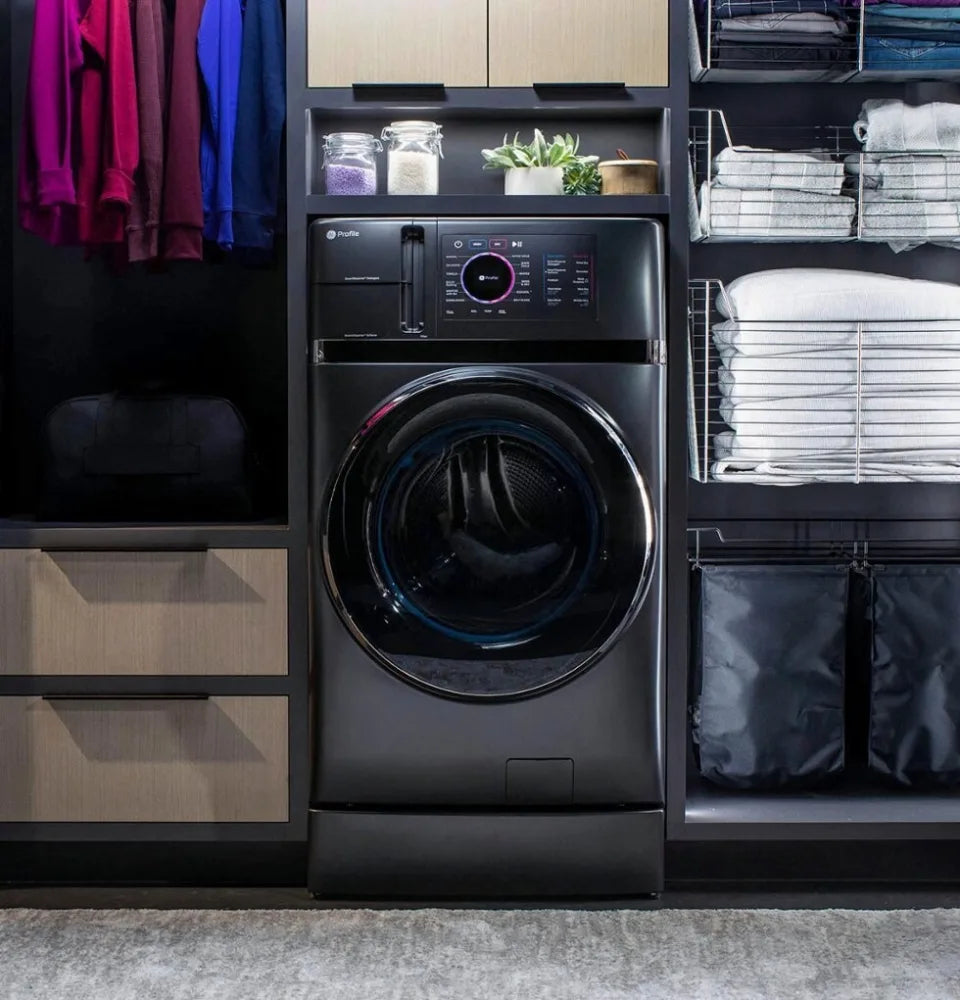 Profile 5.5 cu. ft. Capacity UltraFast Combo, Ventless Heat Pump Technology Washer/Dryer Carbon Graphite