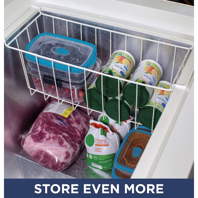 GE® 7.0 Cu. Ft. Manual Defrost Chest Freezer White