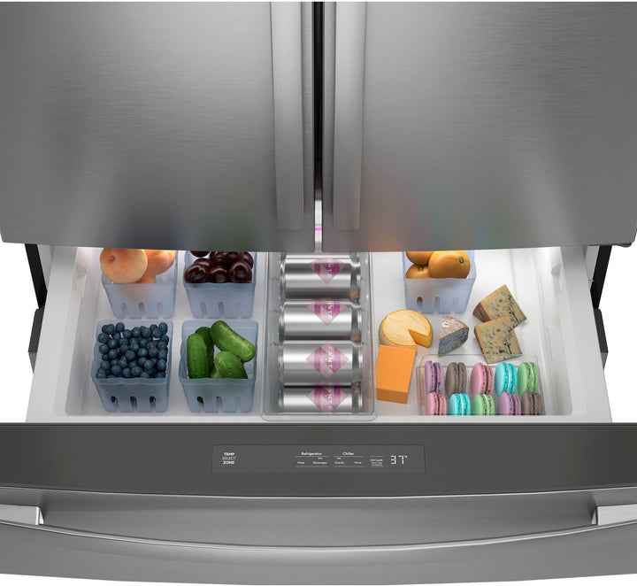 GE Profile 28.7 Cu. Ft. Fingerprint Resistant Stainless Steel 4-door French-Door Refrigerator