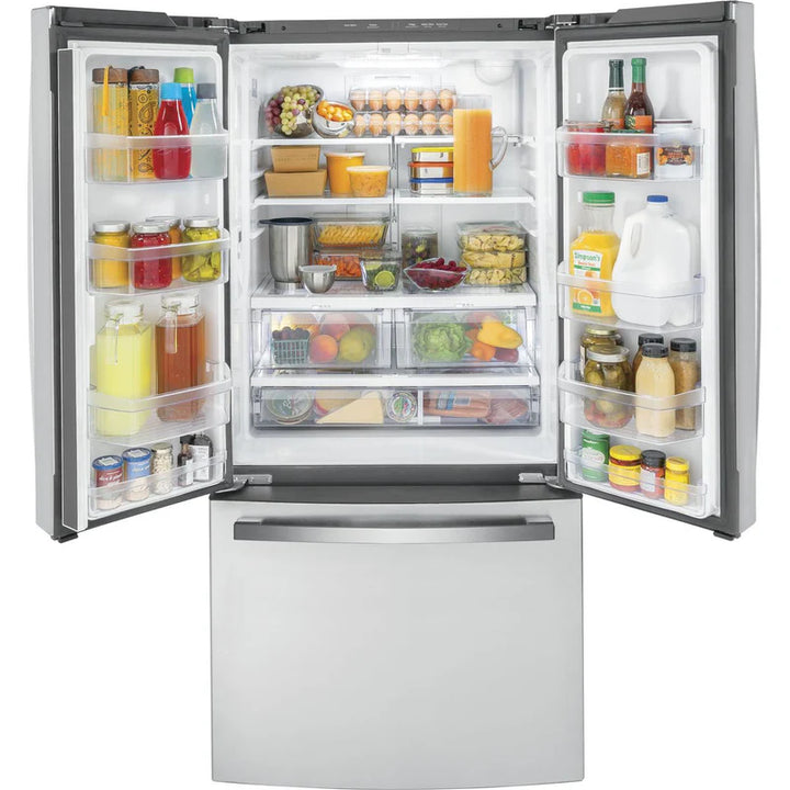 GE 18.6 Cu. Ft. Counter-Depth French-Door Refrigerator Fingerprint Resistant Stainless Steel