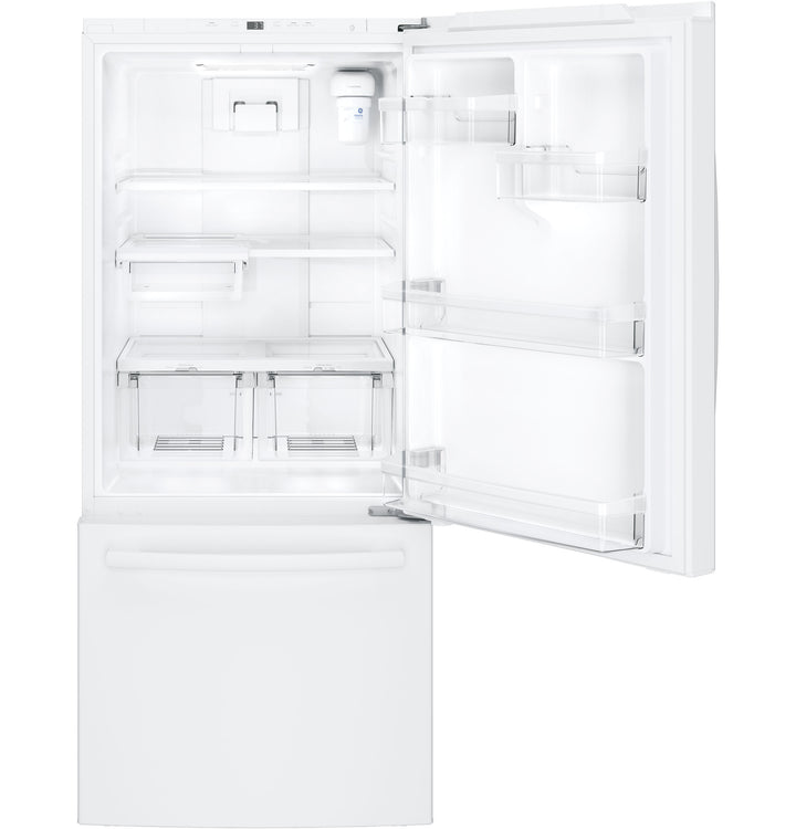 GE 20.9 cu.ft. Bottom Freezer Refrigerator White