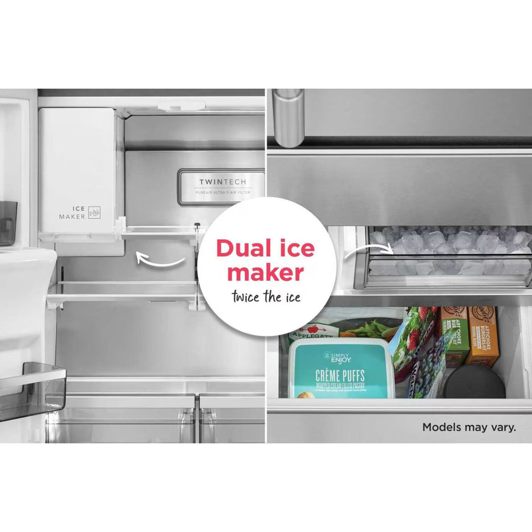Frigidaire Professional 21 Cu. Ft. Counter-Depth 4-Door French Door Refrigerator