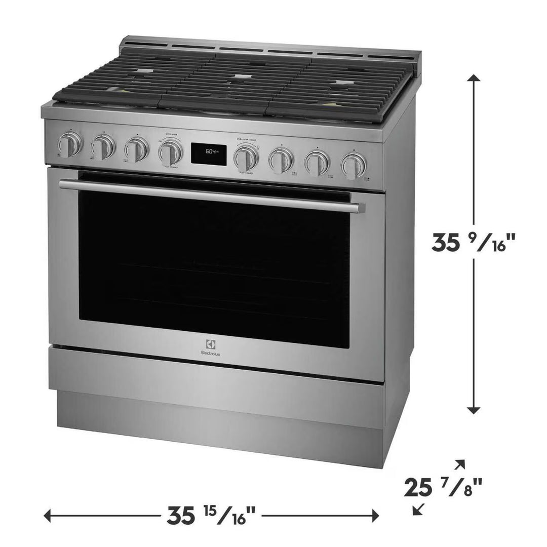 Electrolux 36" Front Control Freestanding Gas Range