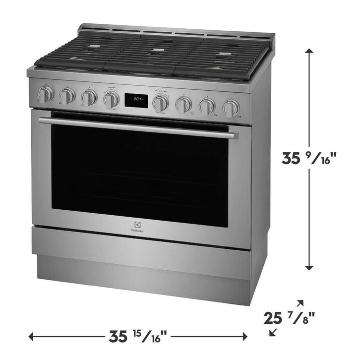 Electrolux 36" Front Control Freestanding Gas Range