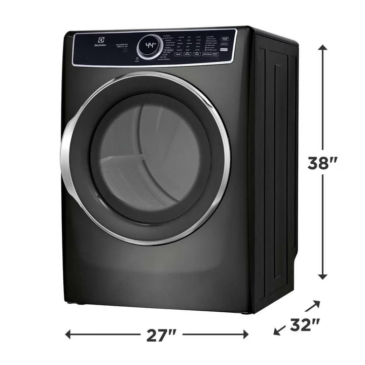Electrolux Front Load Perfect Steam™ Electric Dryer with Predictive Dry™ and Instant Refresh – 8.0 Cu. Ft.