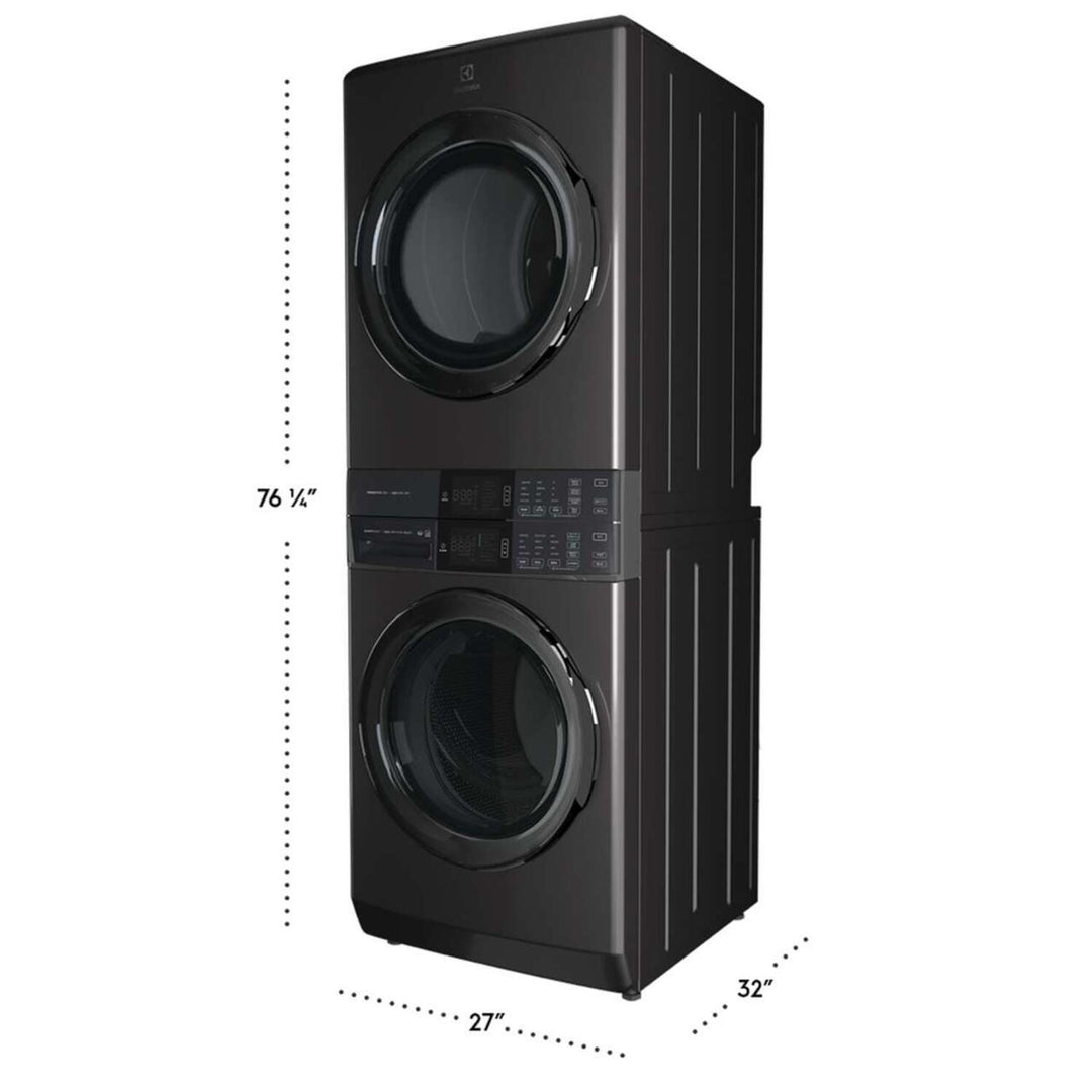 Electrolux Laundry Tower Single Unit Front Load 5.2 Cu. Ft. I.E.C Washer and 8 Cu. Ft. Electric Dryer