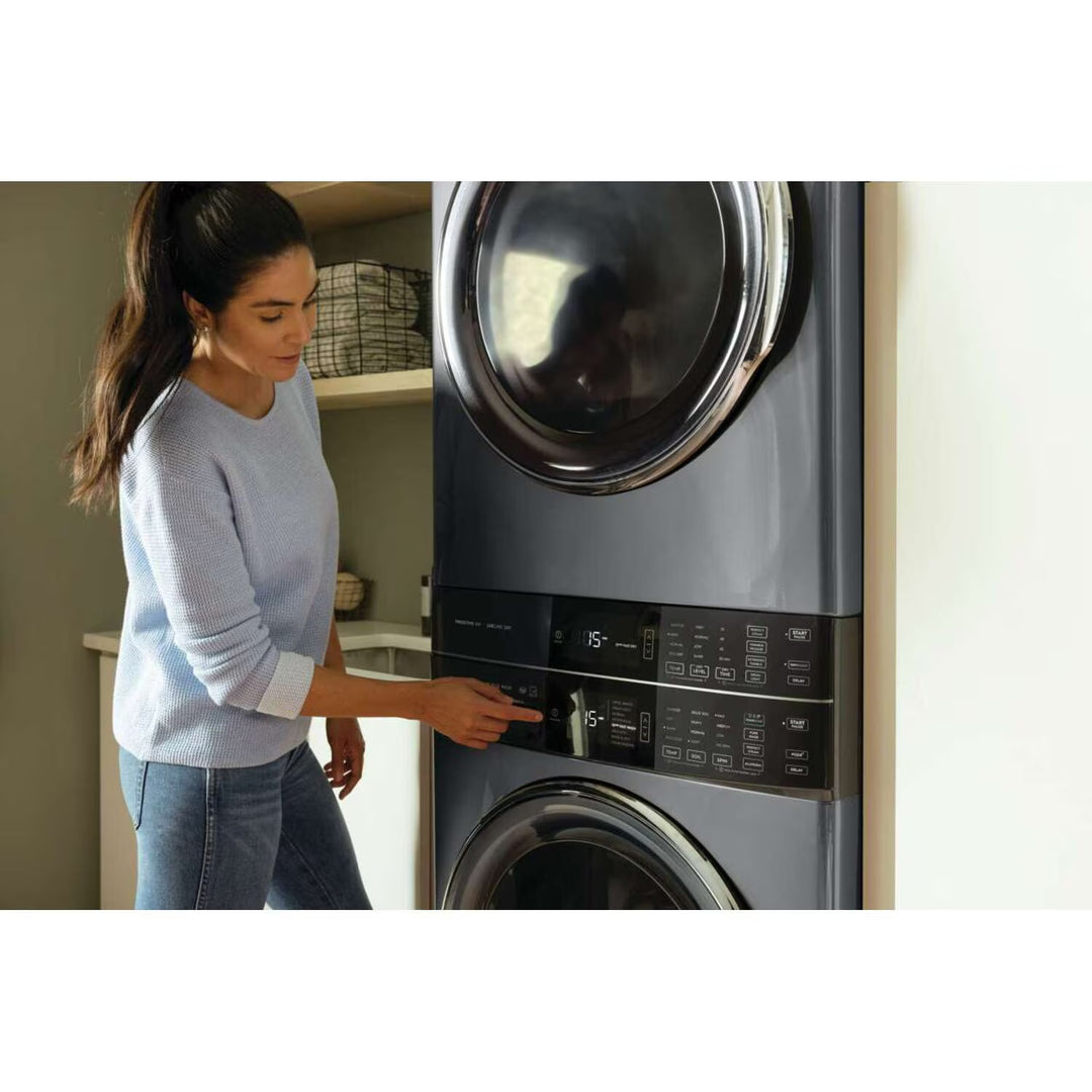 Electrolux Laundry Tower Single Unit Front Load 5.2 Cu. Ft. I.E.C Washer and 8 Cu. Ft. Electric Dryer