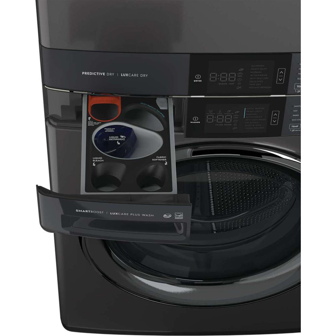 Electrolux Laundry Tower Single Unit Front Load 5.2 Cu. Ft. I.E.C Washer and 8 Cu. Ft. Electric Dryer