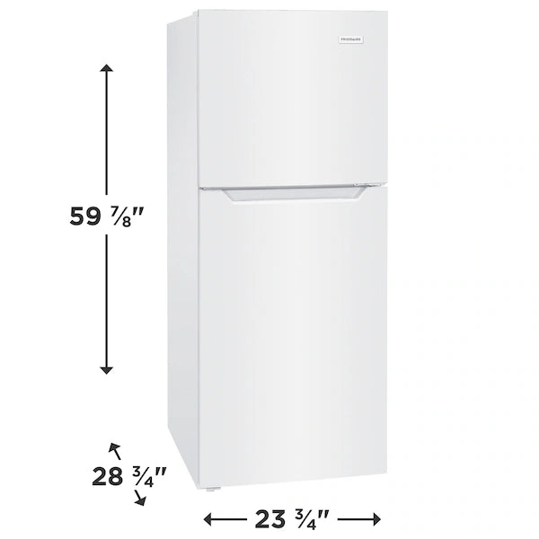 Frigidaire Refrigerator Garage Ready Top Freezer Apartment-Size 12 Cu. Ft.
