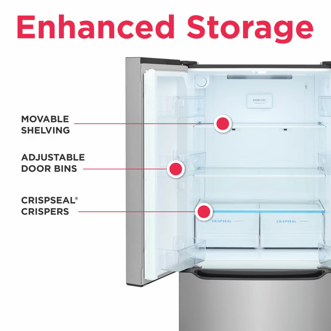 Frigidaire 20 Cu. Ft. Counter-Depth French Door Refrigerator