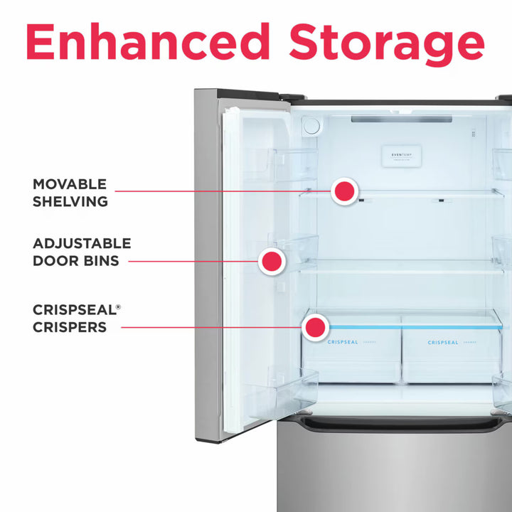 Frigidaire 20 Cu. Ft. Counter-Depth French Door Refrigerator