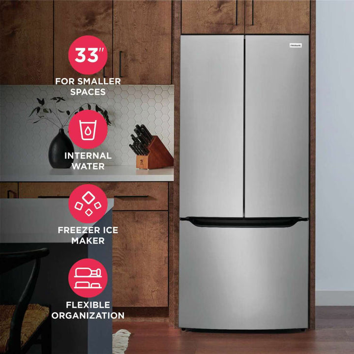 Frigidaire 20 Cu. Ft. Counter-Depth French Door Refrigerator