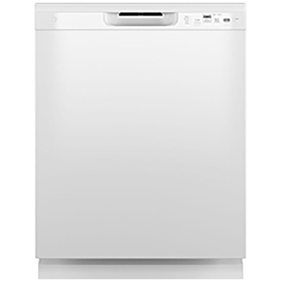 GE 24" Built-In Front Control Dishwasher White