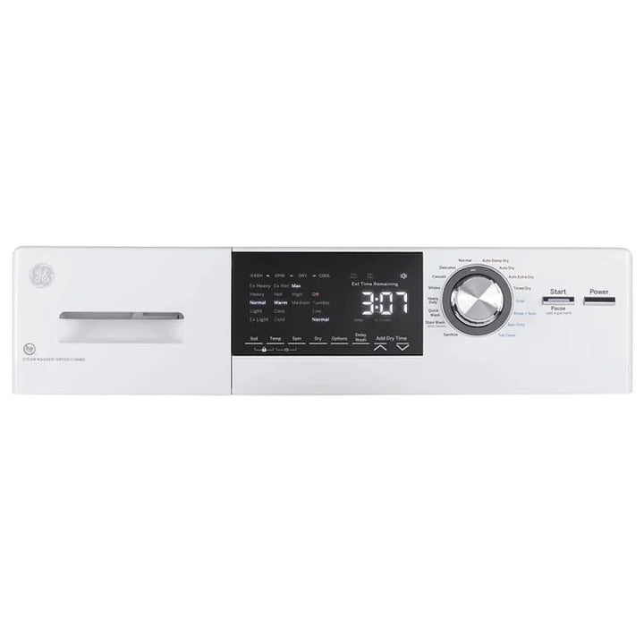 GE 24" Front Load Washer/Condenser Dryer Combo White
