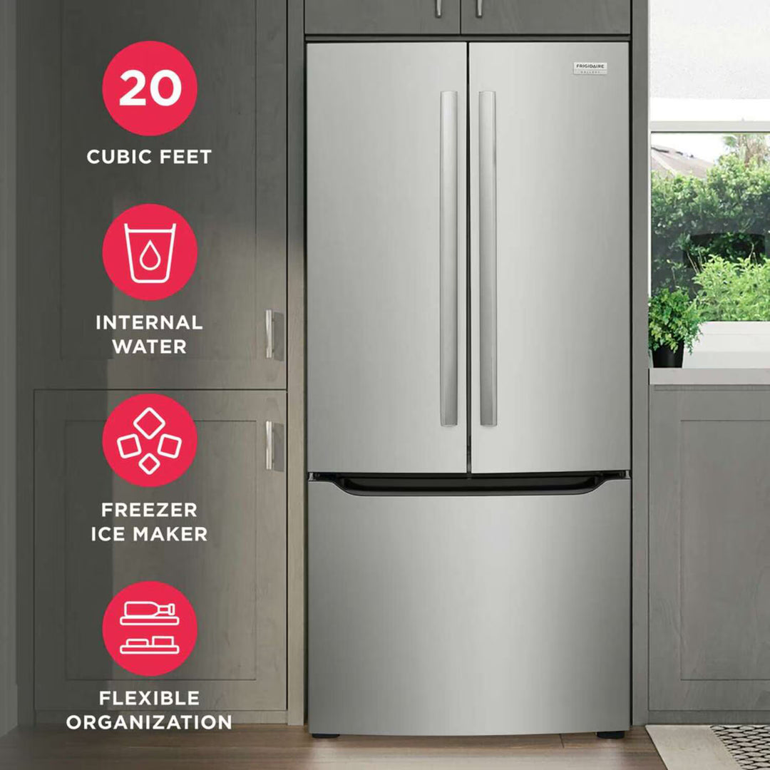 Frigidaire French Door Refrigerator Gallery 20.0 Cu. Ft. Standard-Depth