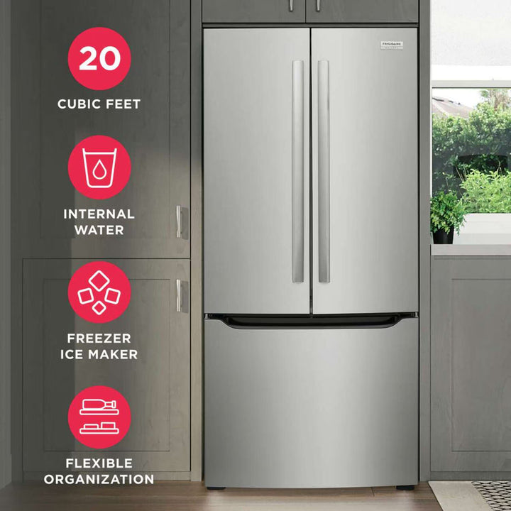 Frigidaire French Door Refrigerator Gallery 20.0 Cu. Ft. Standard-Depth