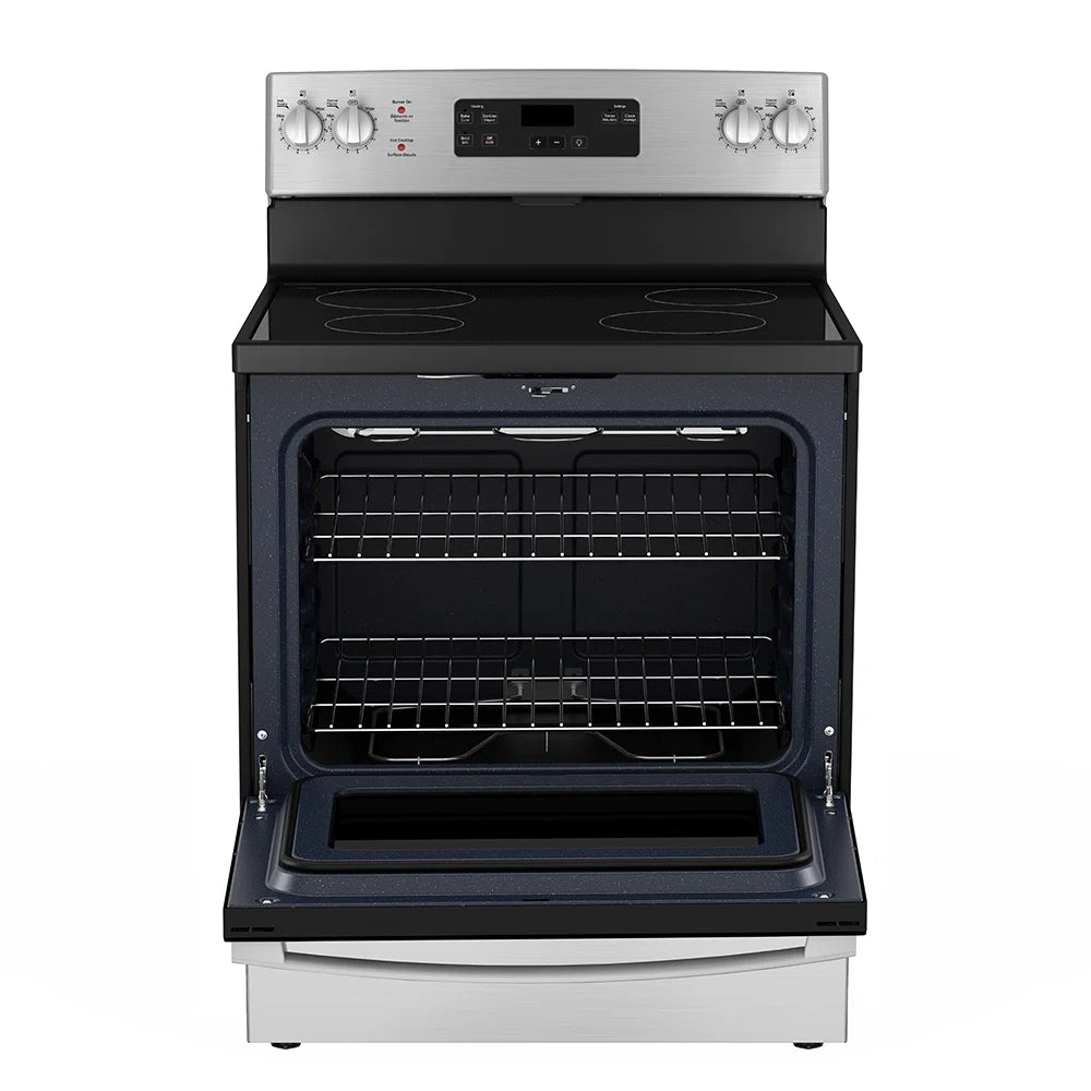 GE 30" Electric Freestanding Smooth Top Range Stainless Steel