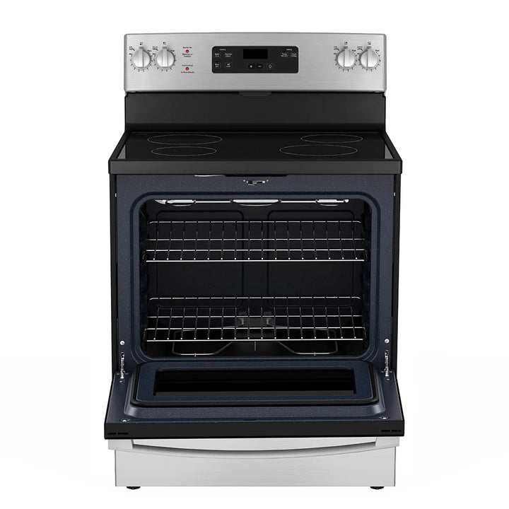 GE 30" Electric Freestanding Smooth Top Range Stainless Steel