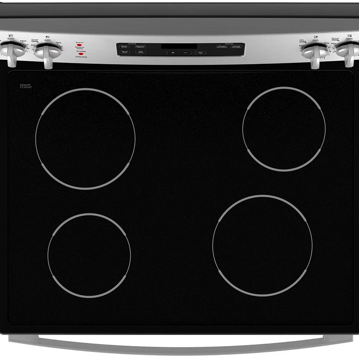 GE 30" Electric Freestanding Smooth Top Range Stainless Steel