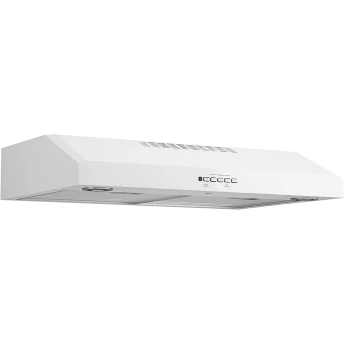 GE 30" 4 Speed Unde the Cabinet Vent Hood White
