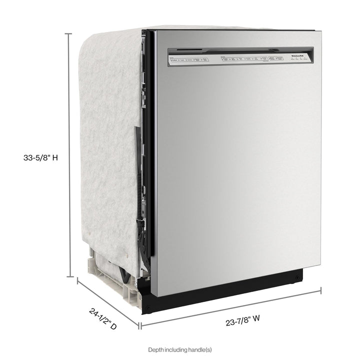 Kitchenaid® 39 dBA Dishwasher in PrintShield™ Finish with Third Level Utensil Rack