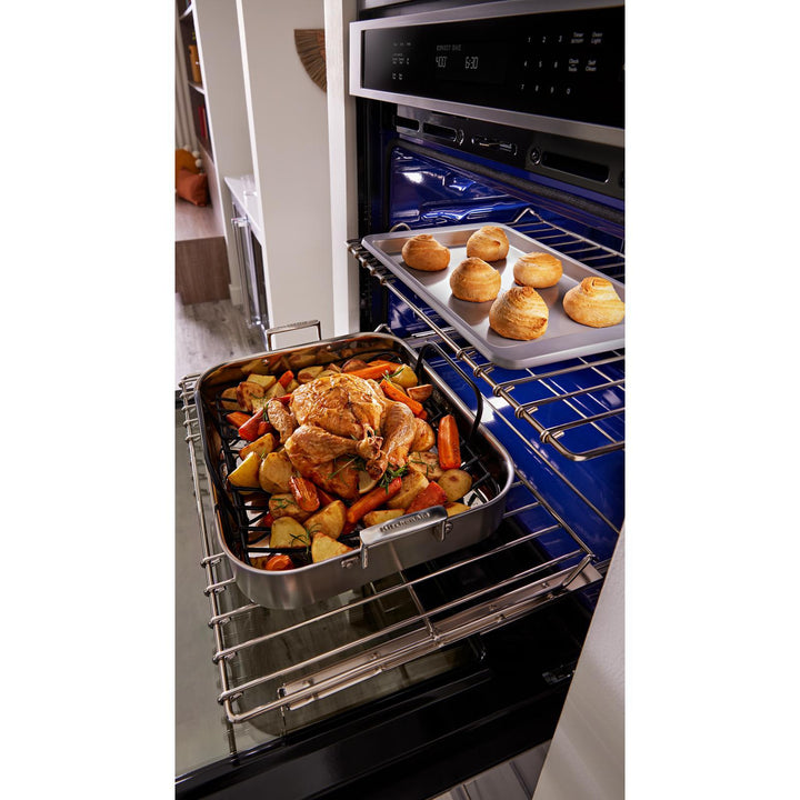 KitchenAid Double Wall Oven 30" True Convection Self Clean, 10 cu. ft.
