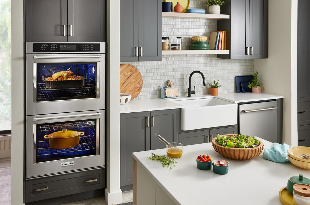 KitchenAid Double Wall Oven 30" True Convection Self Clean, 10 cu. ft.