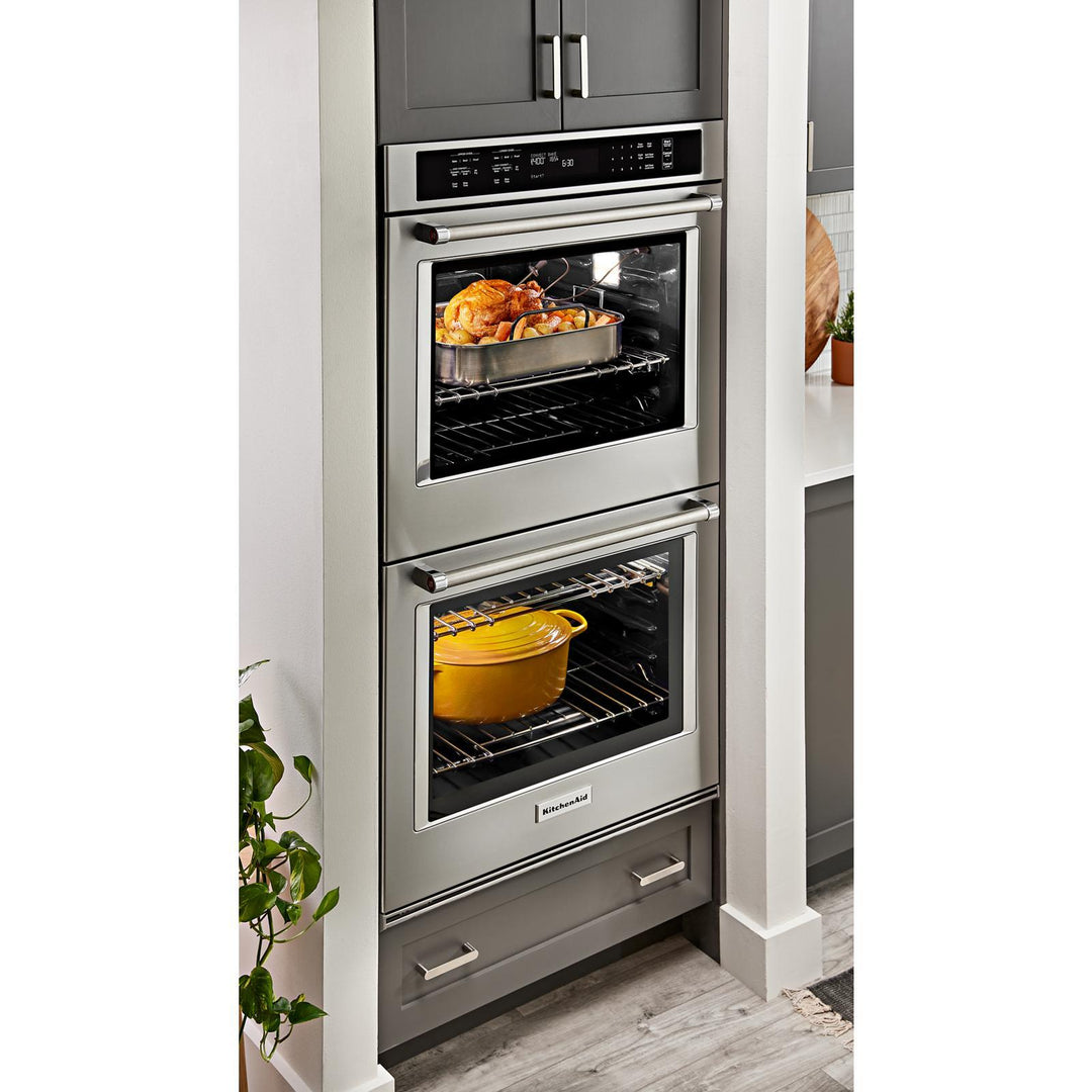 KitchenAid Double Wall Oven 30" True Convection Self Clean, 10 cu. ft.