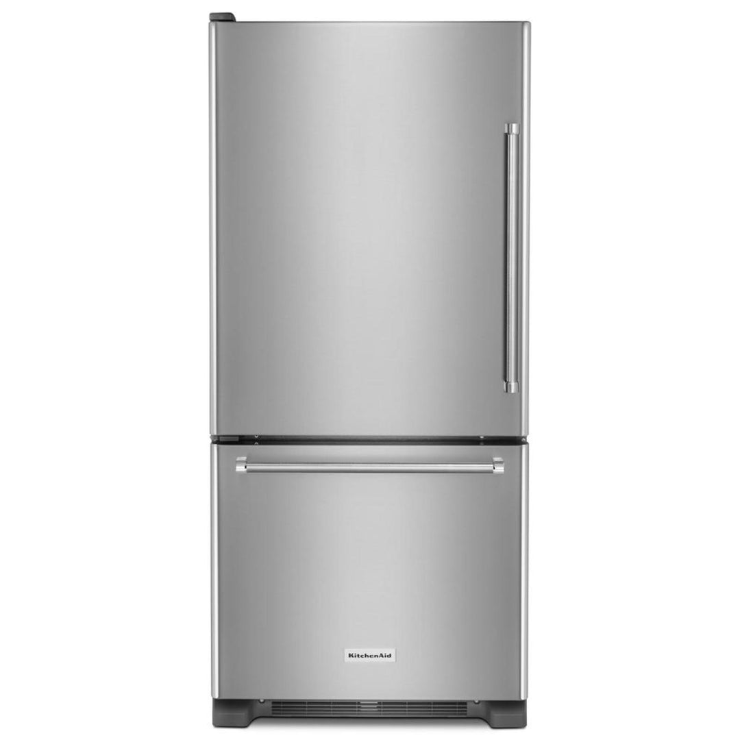 Kitchenaid® 19 cu.ft. 30-Inch Width Full Depth Non Dispense Bottom Mount Refrigerator