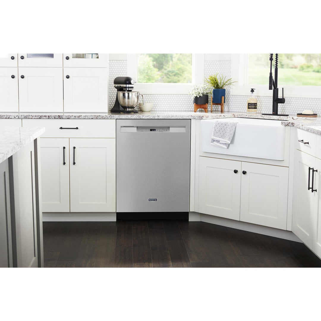 Maytag Stainless steel tub dishwasher with Dual Power Filtration