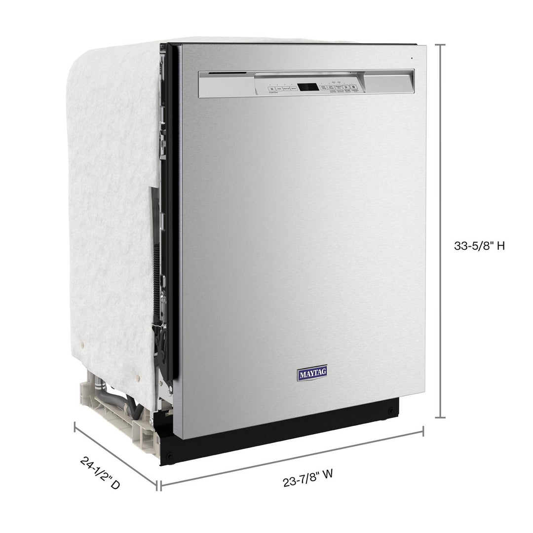 Maytag Stainless steel tub dishwasher with Dual Power Filtration