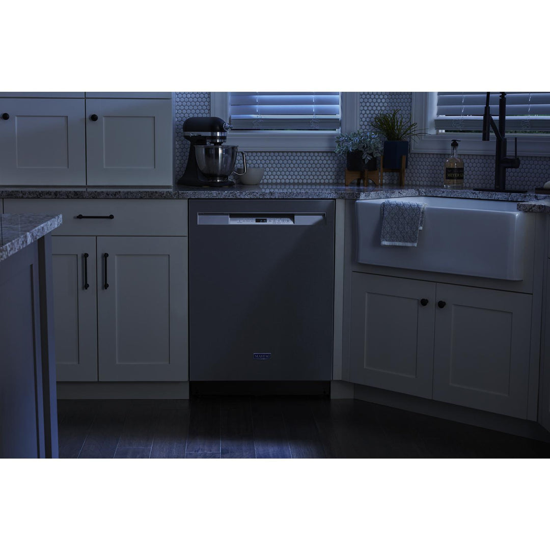 Maytag Stainless steel tub dishwasher with Dual Power Filtration