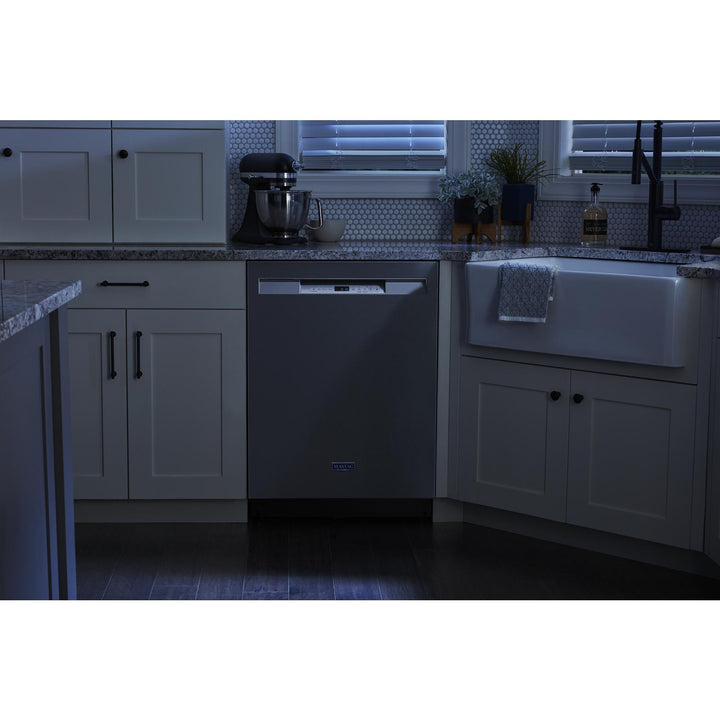 Maytag Stainless steel tub dishwasher with Dual Power Filtration