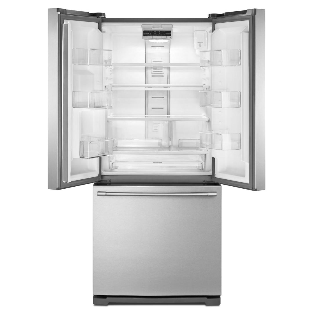 Maytag® 19.6 cu ft French Door Refrigerator with Strongbox™ Door Bins
